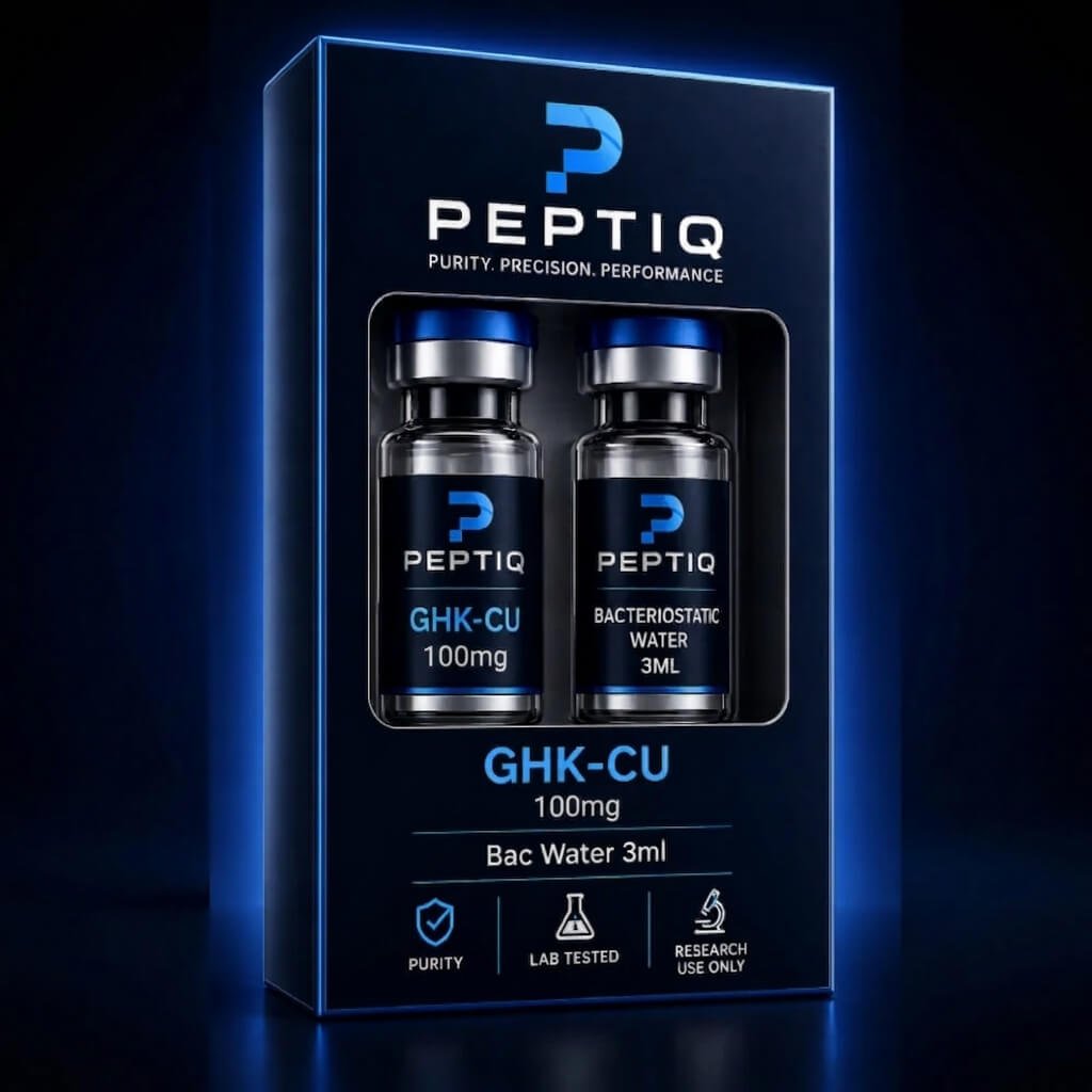 GHK-Cu 50mg copper research peptide UK, Peptiq Peptides